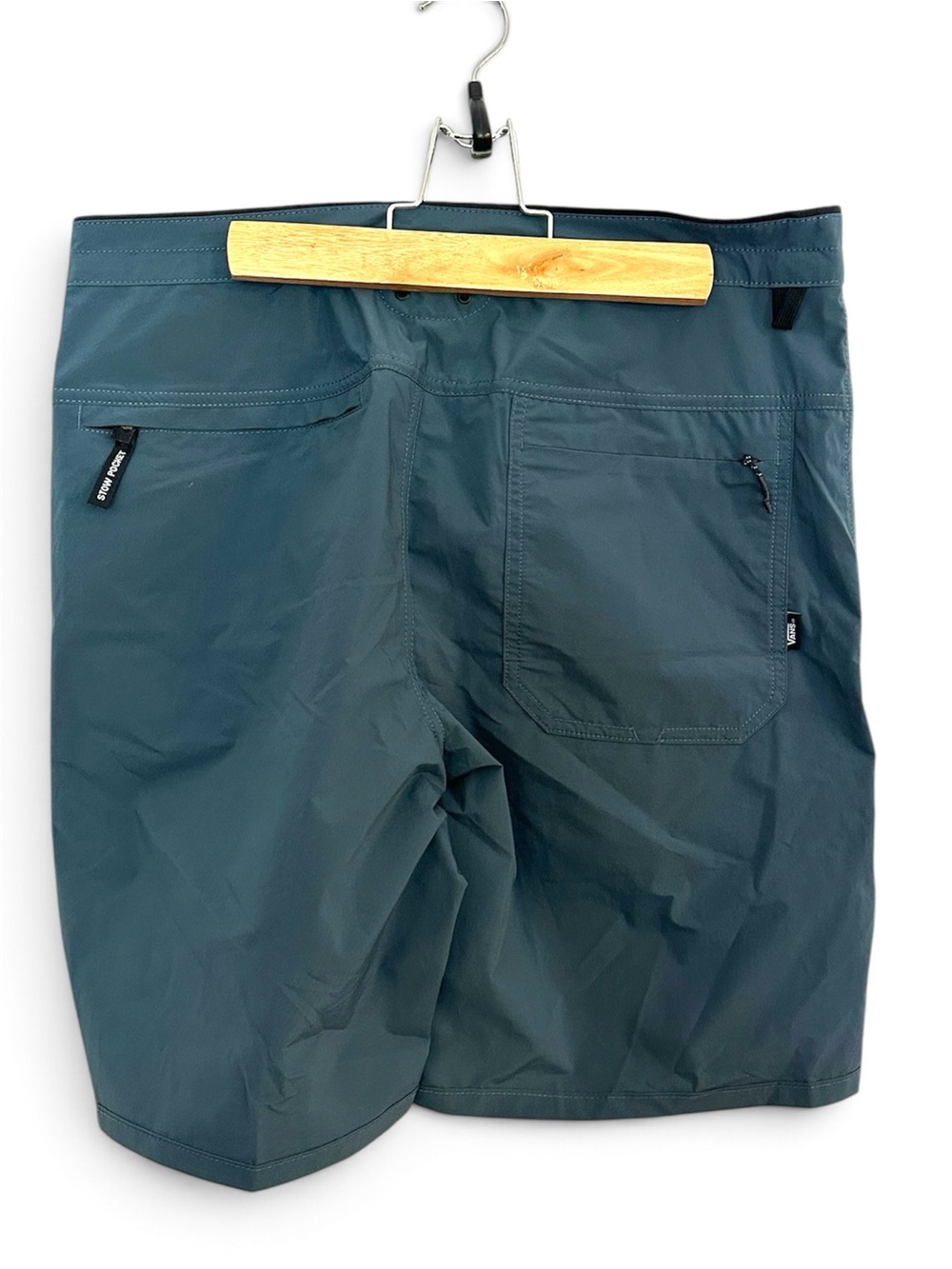Vans Men’s Teal Voyage Trunk Swim Shorts - Picture 2 of 3
